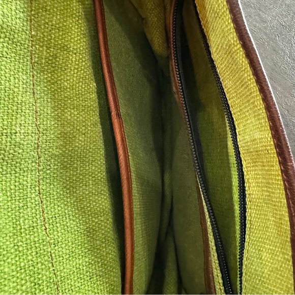 Women's Vintage Brown Leather Lady Crossbody Tote Satchel Sling Bag - Picture 7 of 16